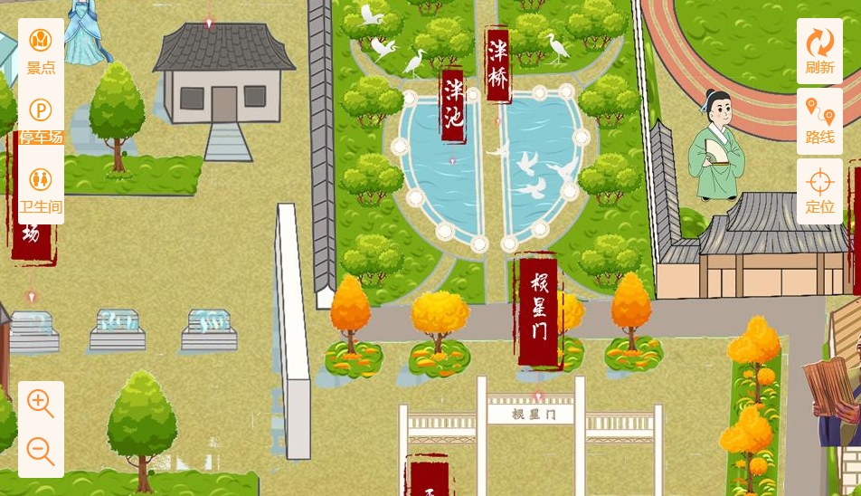 昌平手绘地图景区语音讲解导览系统：智慧景区建设的基石